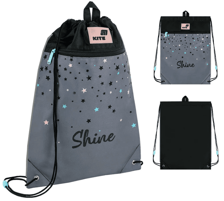 Сумка для взуття "Kite" Shine 1від.1карм. №K26-601M-26 — купити | Канцелярський Сад