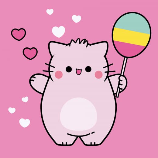 Картини по номерах "Santi" Pembe the Cat. Balloon 25х25см №955564 — купити | Канцелярський Сад