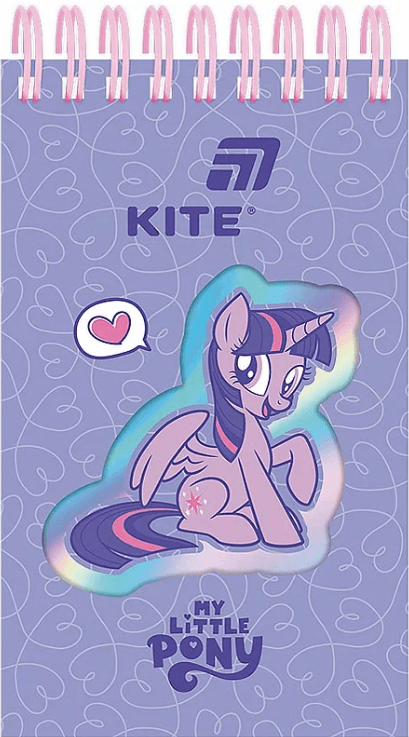 Блокнот пруж. А6 80арк. лін. карт. обкл. вирубка "My Little Pony" №LP26-279/Kite — купити | Канцелярський Сад