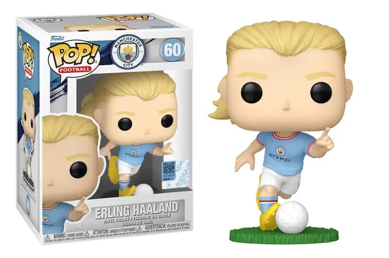 Фігурка Funko Pop! серії "Манчестер Сіті" - ЕРЛІНГ ХОЛАНД №75113/КіддіСвіт — фото товару | Канцелярський Сад