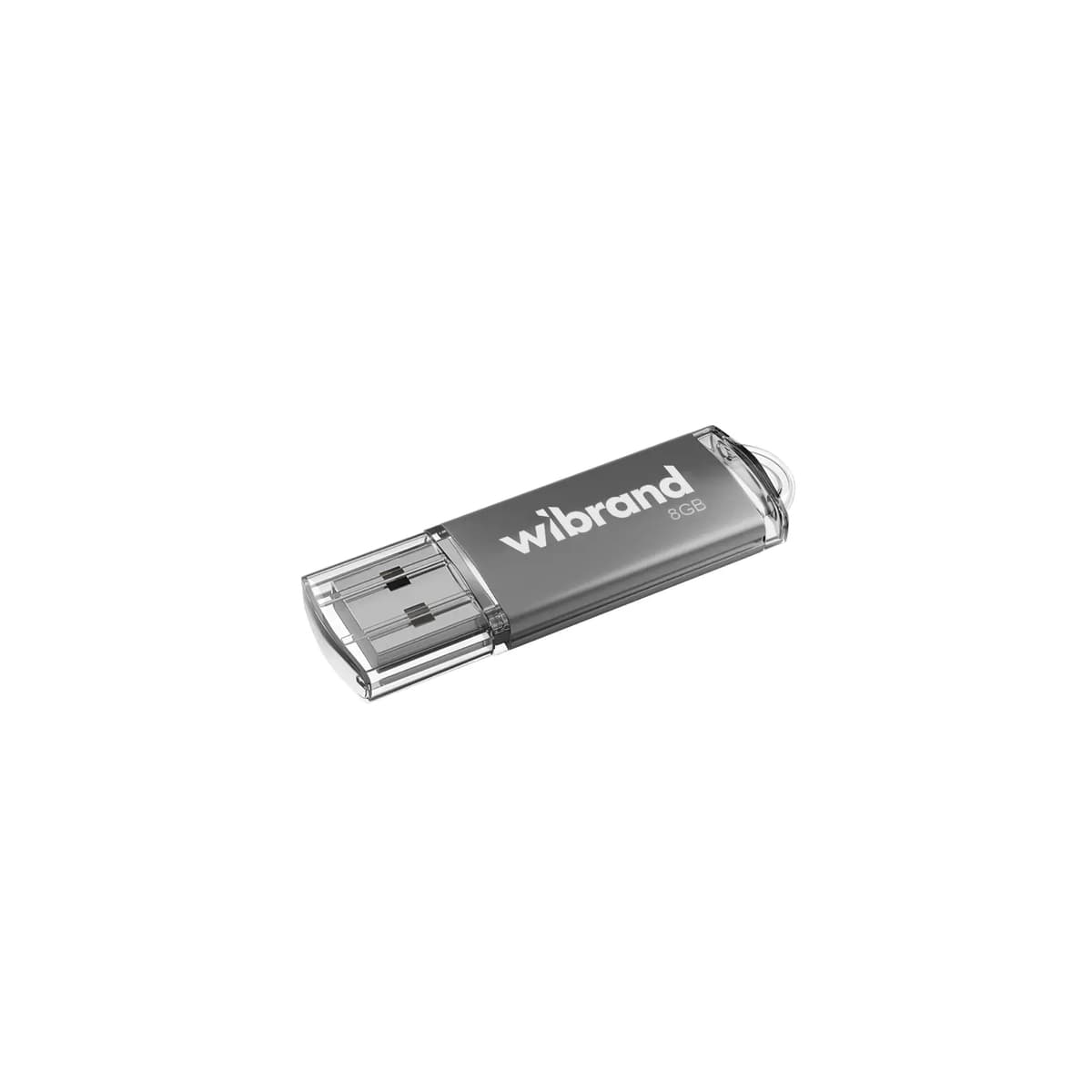 Флеш-пам`ять 8GB "Wibrand" Cougar USB2.0 silver №0964 — купити | Канцелярський Сад