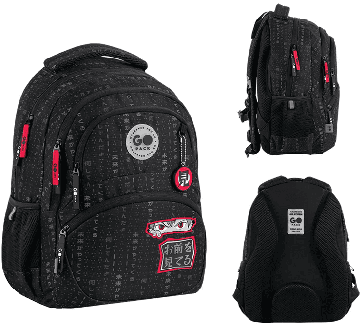 Рюкзак "GoPack" Education Anime boy 2від. 4карм. №GO26-175M-8 — купити | Канцелярський Сад