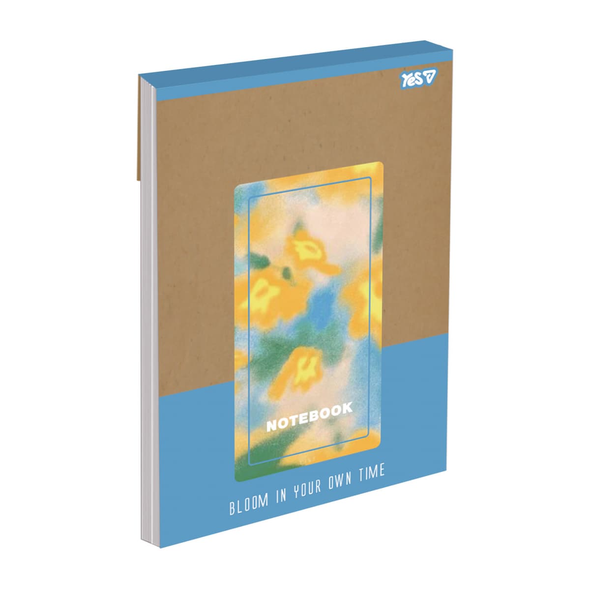 Блокнот В5 80арк. кліт. крафт Bloom in your own time №152764/Yes — купити | Канцелярський Сад
