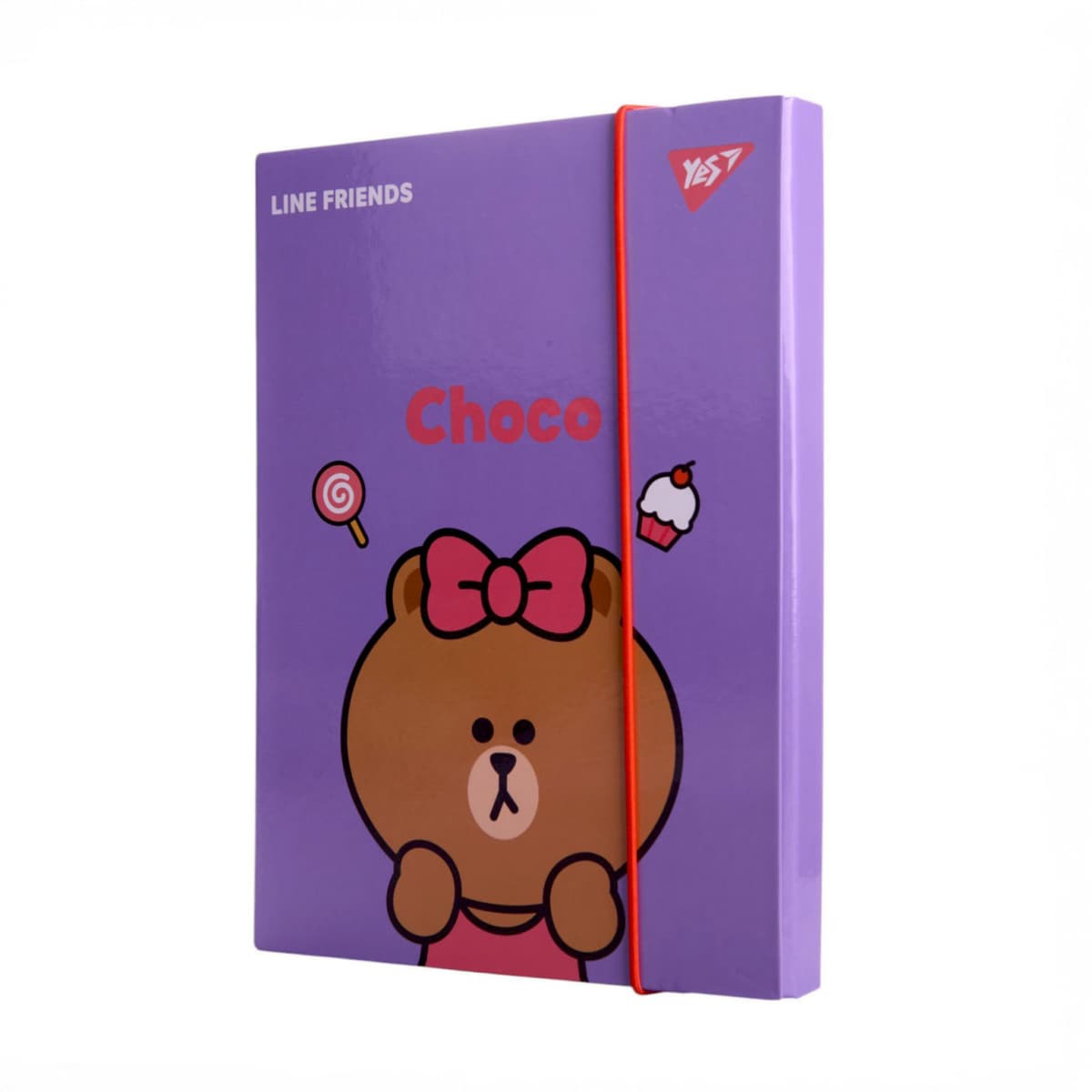 Папка для зош. В5 "Yes" №500242 "Line Friends" на рез. картон — купити | Канцелярський Сад