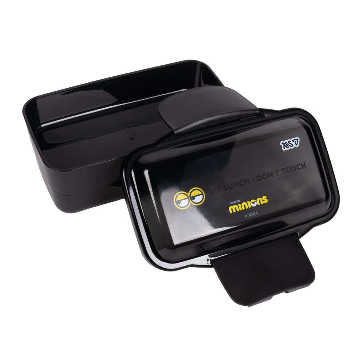 Ланч бокс пласт. "Yes" 950мл подвійний Minions чорний №709061 — фото 3