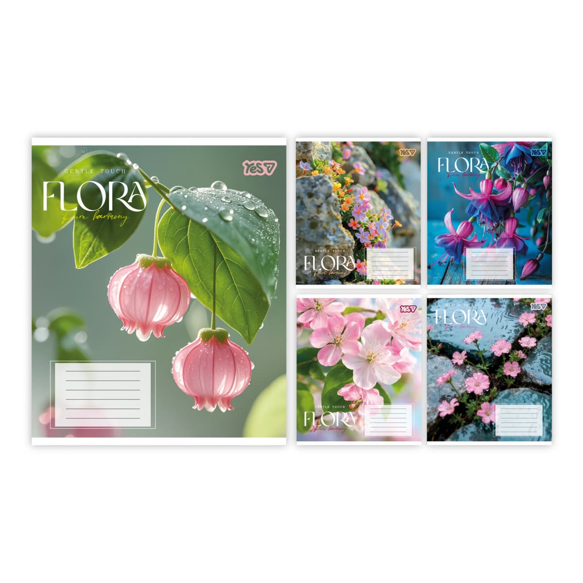 Зошит 36арк. кліт. YES Flora №768792 — купити | Канцелярський Сад