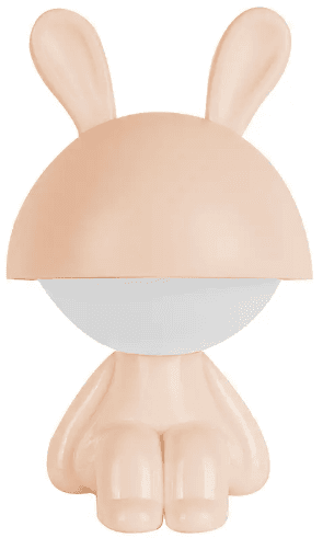Світильник-нічник LED на акум. Cute Bunny персиковий №K25-316-1-4 — купити | Канцелярський Сад