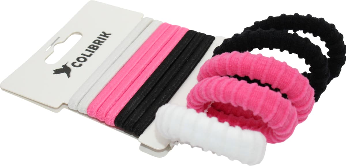 Набір резинок "Pink collection" (8шт) 14см (5шт) 4см №BH26313/Colibrik — фото 4