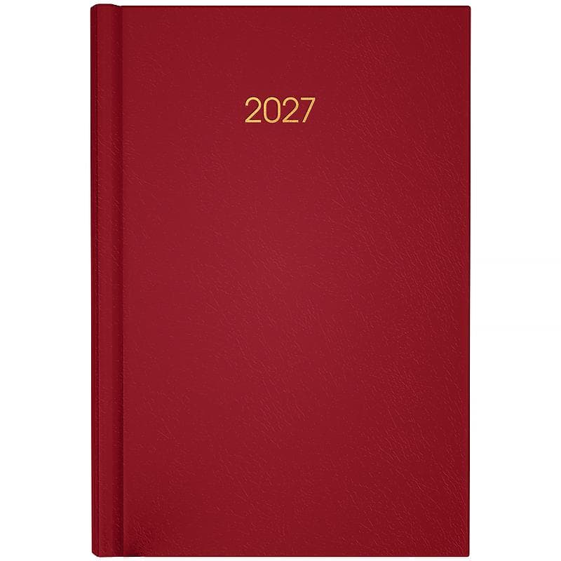 Щоден. А5 "Axent" дат2027 Classic City з/т бордовий №8842-27-4-A — купити | Канцелярський Сад