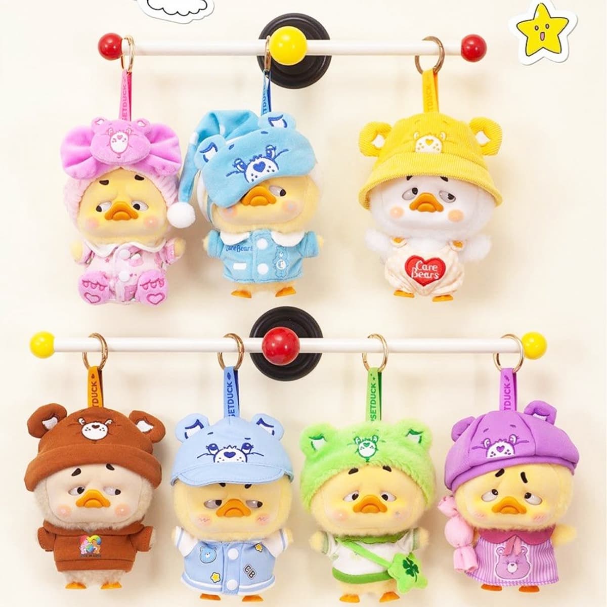 Колекційна м'яка ігр. "POP TOP 1983toys серії Upset Duck x Care Bears" - БУДЬ ВЕСЕЛКОЮ — фото 3
