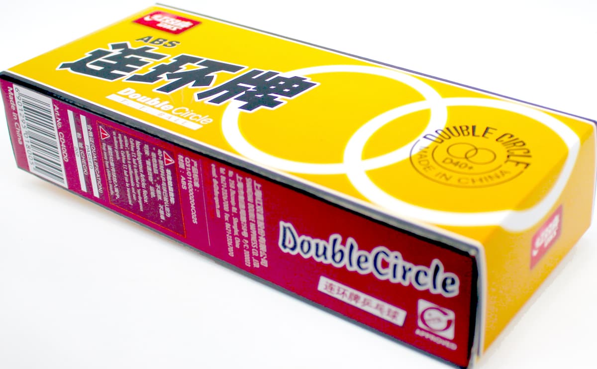 Набір куль для настіл. тенісу (10шт) "DHS Double Circle Dual" 40мм №CD40D0 — фото 5