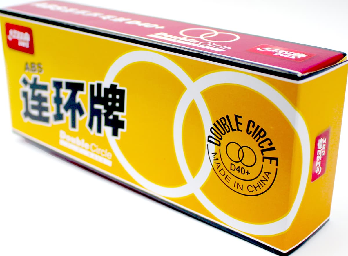 Набір куль для настіл. тенісу (10шт) "DHS Double Circle Dual" 40мм №CD40D0 — фото 8