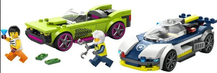 Конструктор "LEGO" City Переслідування маслкара на поліцейському автомобілі №60415 — фото 5