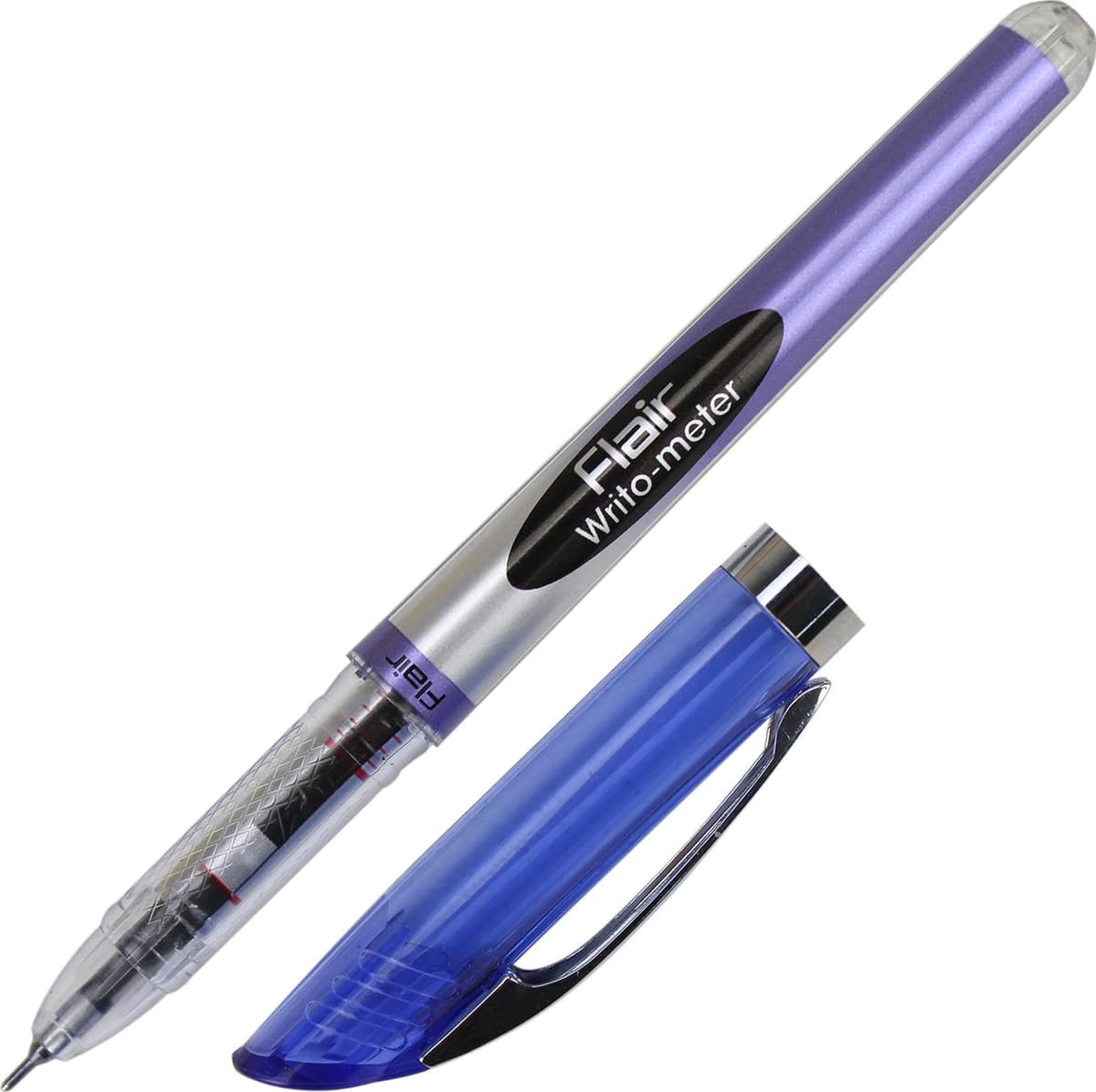 Ручка кульк. "Flair" №743 Writometer ball 0,5мм синя — фото 11