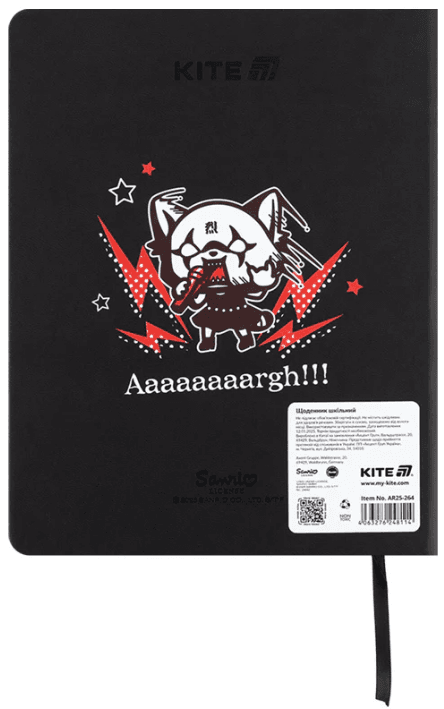 Щоденник шк. А5 "Kite" №AR25-264 Aggretsuko тв.обкл. — фото 3
