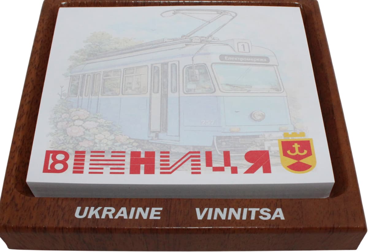Сувенір "Підставка з блокзамом Вінниця" /Breidon — фото 4