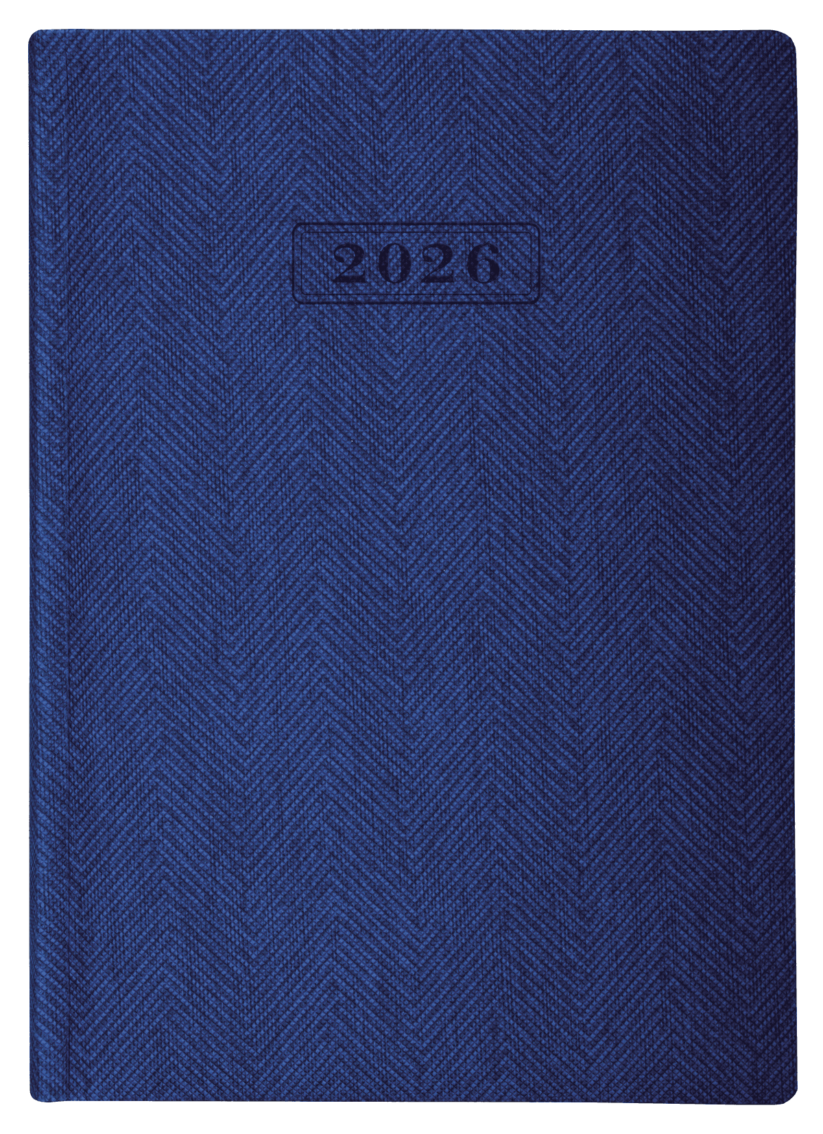 Щоден. А5 "Optima" дат2027 Tweed синій №O26126-02 — купити | Канцелярський Сад