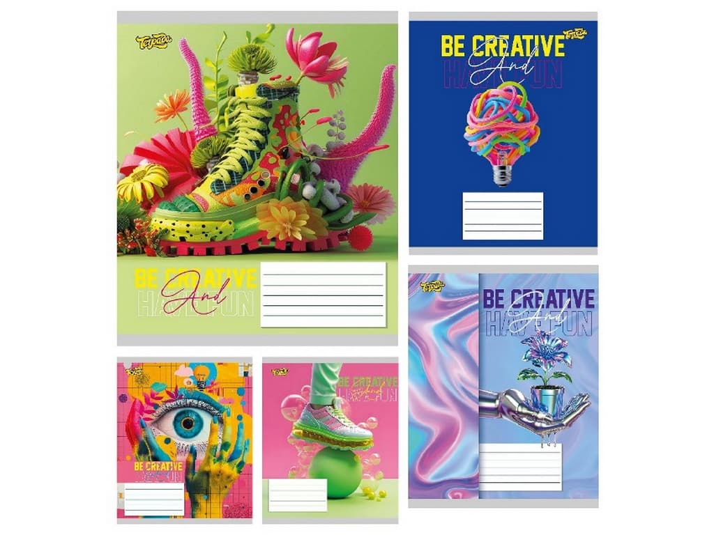 Зошит 48арк. кліт. /ТВ/ "Creative" №ТА61512 — купити | Канцелярський Сад
