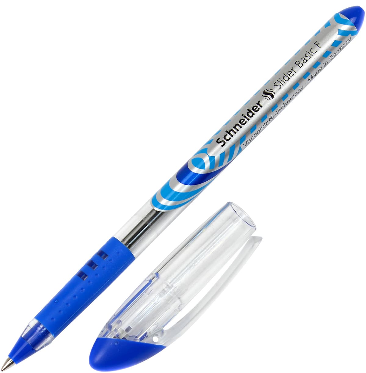 Ручка кульк. "Schneider" №S151003 Slider F Blue синя — фото 3