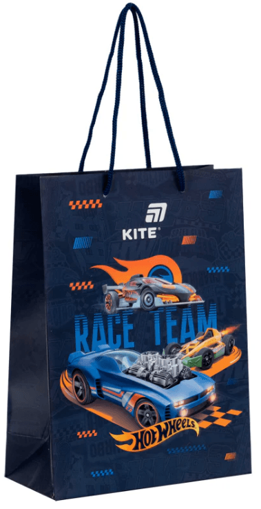 Пакет подарунковий папер. 18х24см Hot Wheels №HW26-265/Kite — купити | Канцелярський Сад