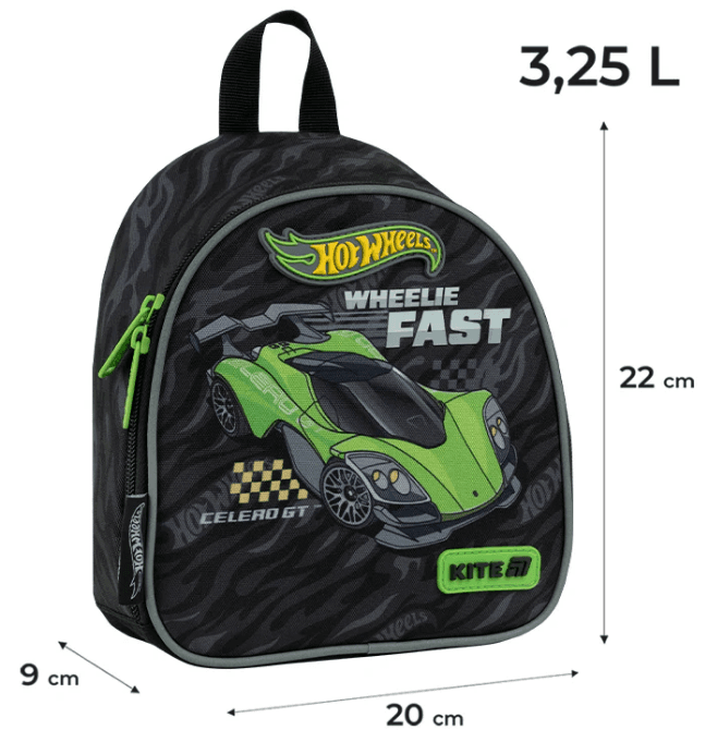 Рюкзак "Kite" Kids Hot Wheels 1від. №HW26-538XXS — фото 3