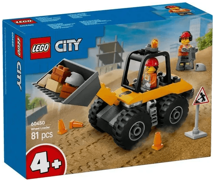 Конструктор "LEGO" City Жовтий будівельний автонавантажувач №60450 — купити | Канцелярський Сад