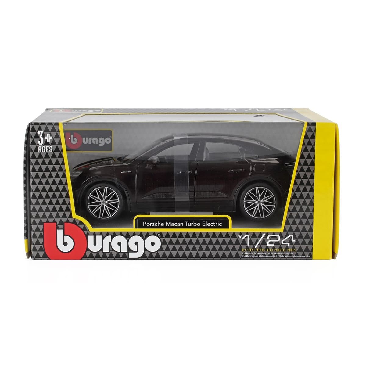 Автомодель "Bburago" Porsche Macan 4 Electric (1:24) чорна №18-21114/КіддіСвіт — фото 10