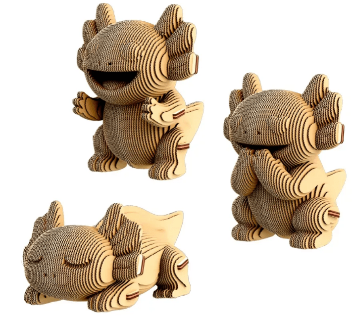 Пазли 3D "Cartonic" Axolotls Trio — фото 4