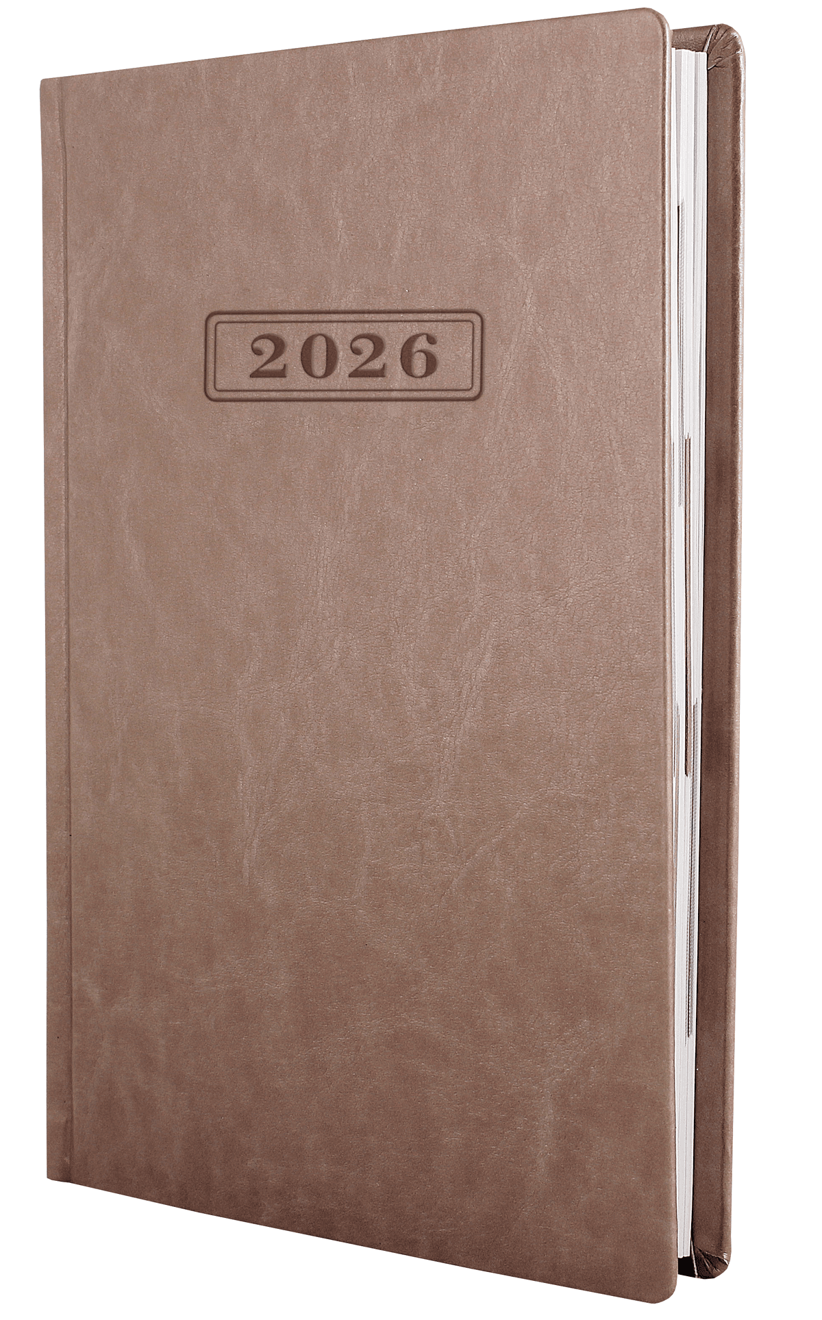 Щоден. А5 "Optima" дат2027 Nebraska бежевий металік №O25203-66 — купити | Канцелярський Сад