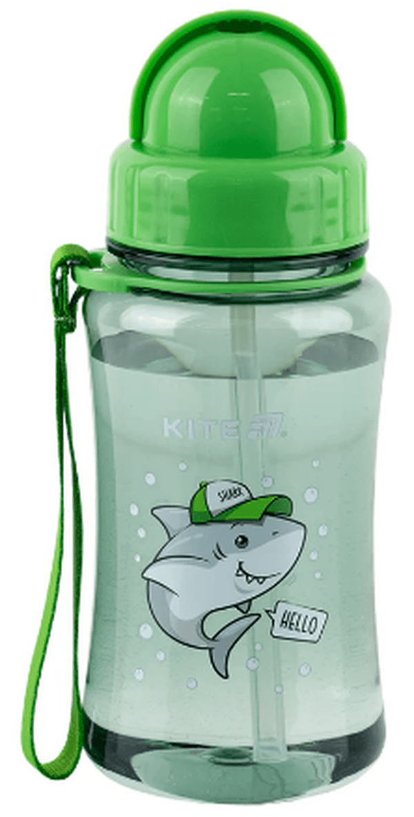 Пляшка для води пласт. "Kite" 350мл Shark №K25-399-1 — купити | Канцелярський Сад