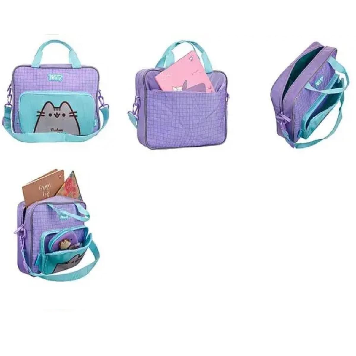 Сумка шкільна А4 "Yes" B-1 Р-26 Pusheen Summer 1від.,2карм. №550418 — купити | Канцелярський Сад
