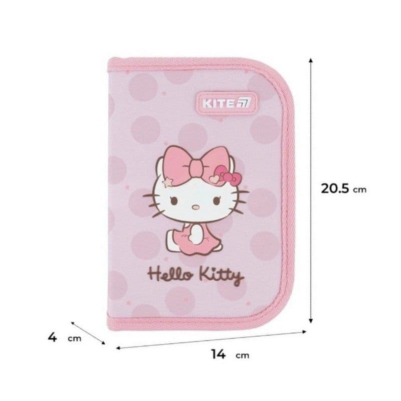 Пенал "Kite" Hello Kitty 1від.,б/н,з 1 відворотом №HK26-621-1 — фото 6