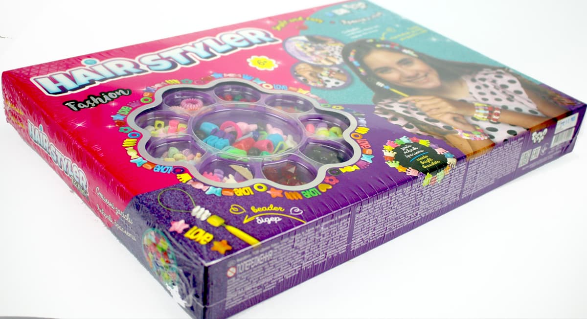Набір креативної творчості "Hair Styler. Fashion" середн. №HS-01-04/DankoToys — фото 6