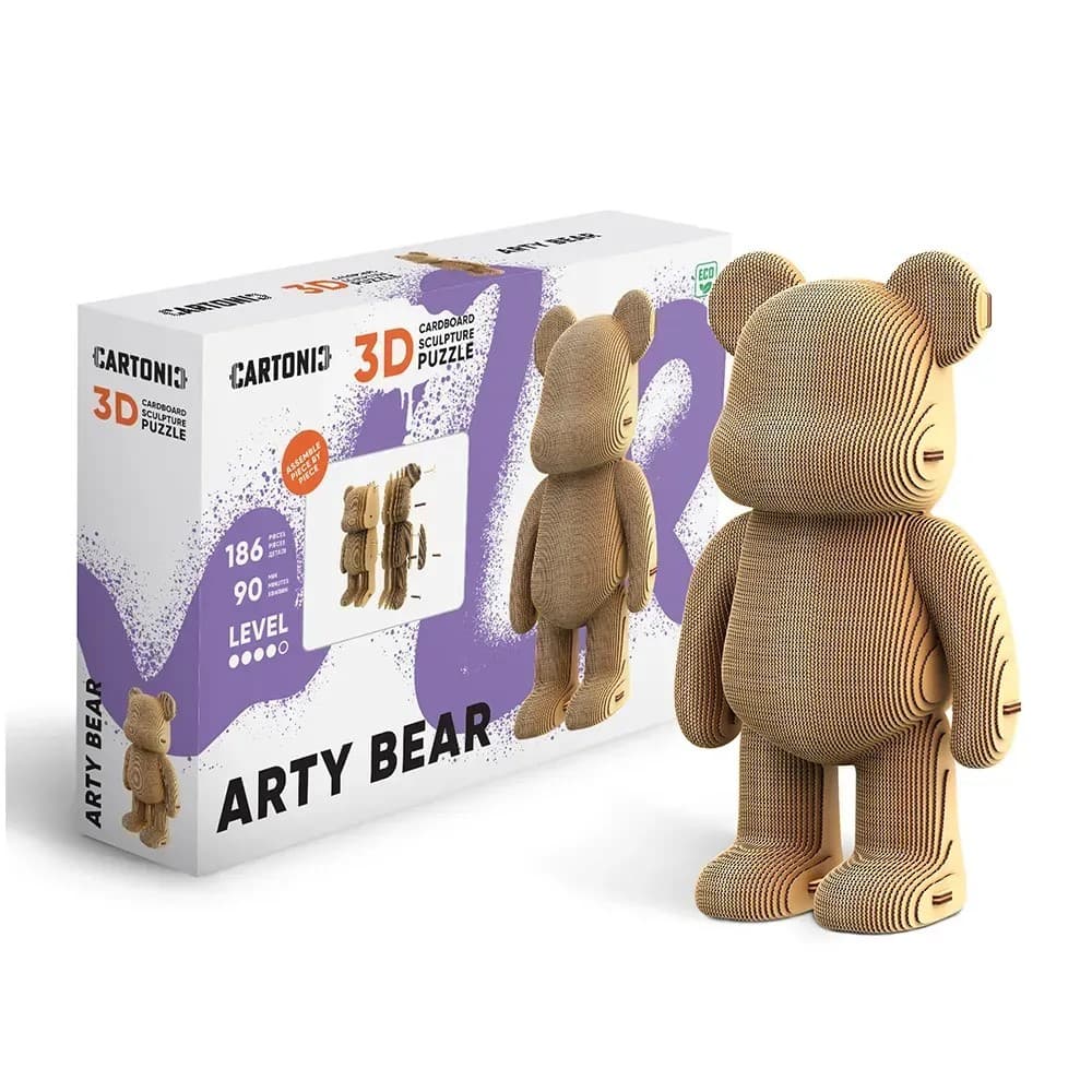 Пазли 3D "Cartonic" ARTY BEAR — фото товару | Канцелярський Сад