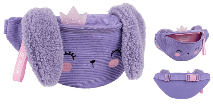 Сумка на пояс "Kite" Kids Little Bunny 1від. №K26-2577-1 — купити | Канцелярський Сад