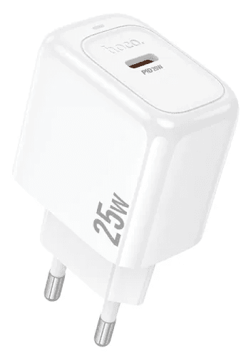 Зарядний пристрій Hoco CS53A швидка зарядка USB-C 3A 25w white/Breidon — фото 11