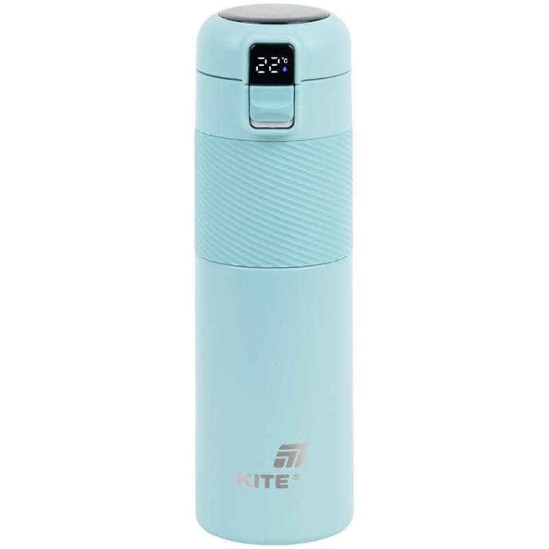 Термос метал. 0,45л "Kite" м'ятний, з датчиком темп. №K26-1227-1 — купити | Канцелярський Сад