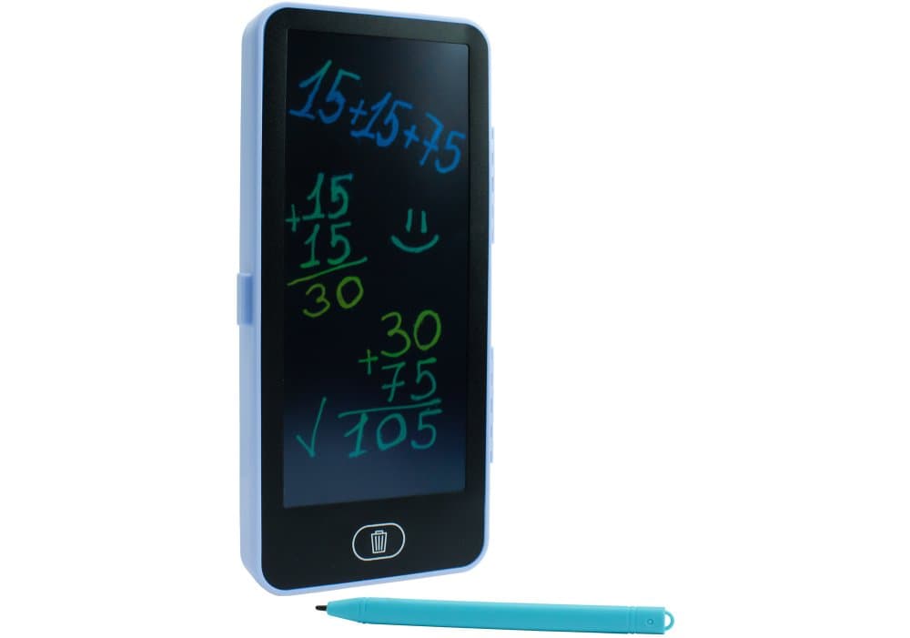 Пенал "Maxi" пласт. з LCD екраном,спец.ручка,бат-ка 3v,20,2х7,8х3см,1від.,блакит. №MX86901 — фото товару | Канцелярський Сад