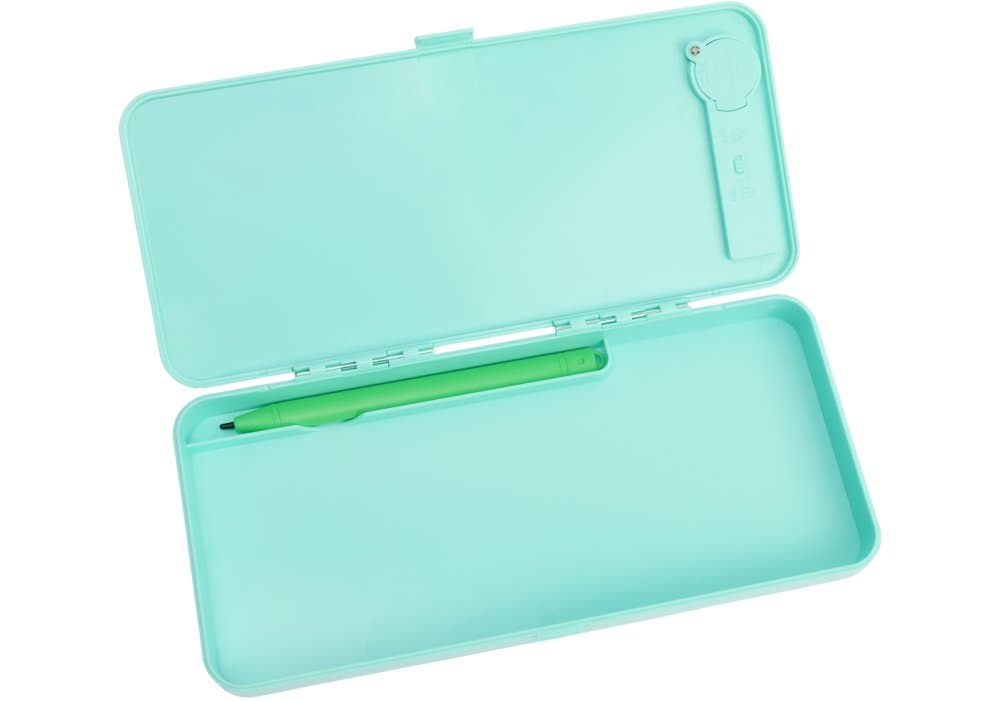 Пенал "Maxi" пласт. з LCD екраном,спец.ручка,бат-ка 3v,20,2х7,8х3см,1від.,зелений №MX86903 — фото 4