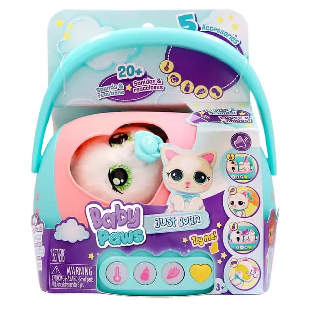 Іграшка інтерактивна "BABY PAWS – Кошеня" (з аксес.) №923485IM/КіддіСвіт — купити | Канцелярський Сад