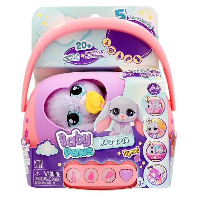 Іграшка інтерактивна "BABY PAWS – Зайчик" (з аксес.) №923492IM/КіддіСвіт — купити | Канцелярський Сад