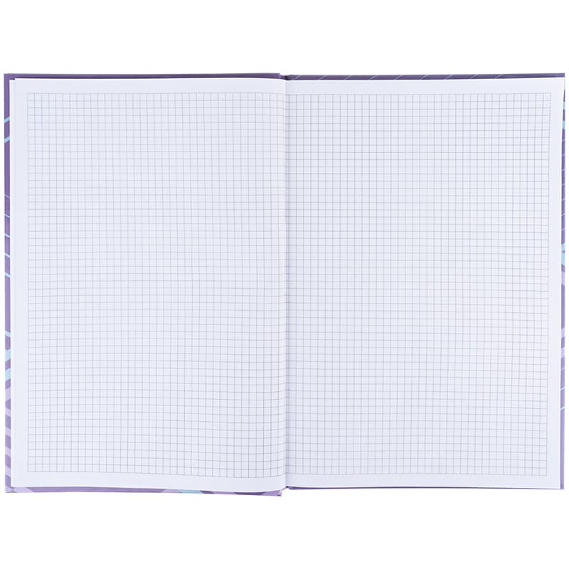 Книга-канц. А4 96арк. кліт. тв. обкл. "Lines" бузкова №8422-583/Axent — фото 4