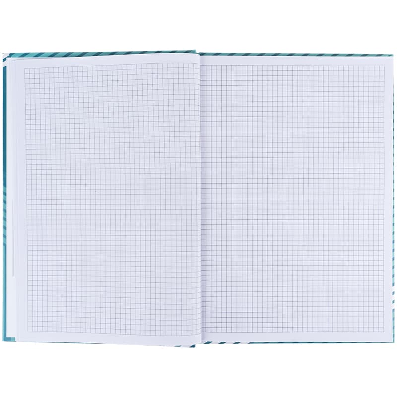 Книга-канц. А4 96арк. кліт. тв. обкл. "Lines" зелена №8422-582/Axent — фото 4