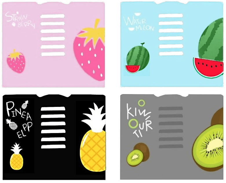Підставка для книг "Fruits" №555-387-B метал.20,8х18,8см mix — купити | Канцелярський Сад