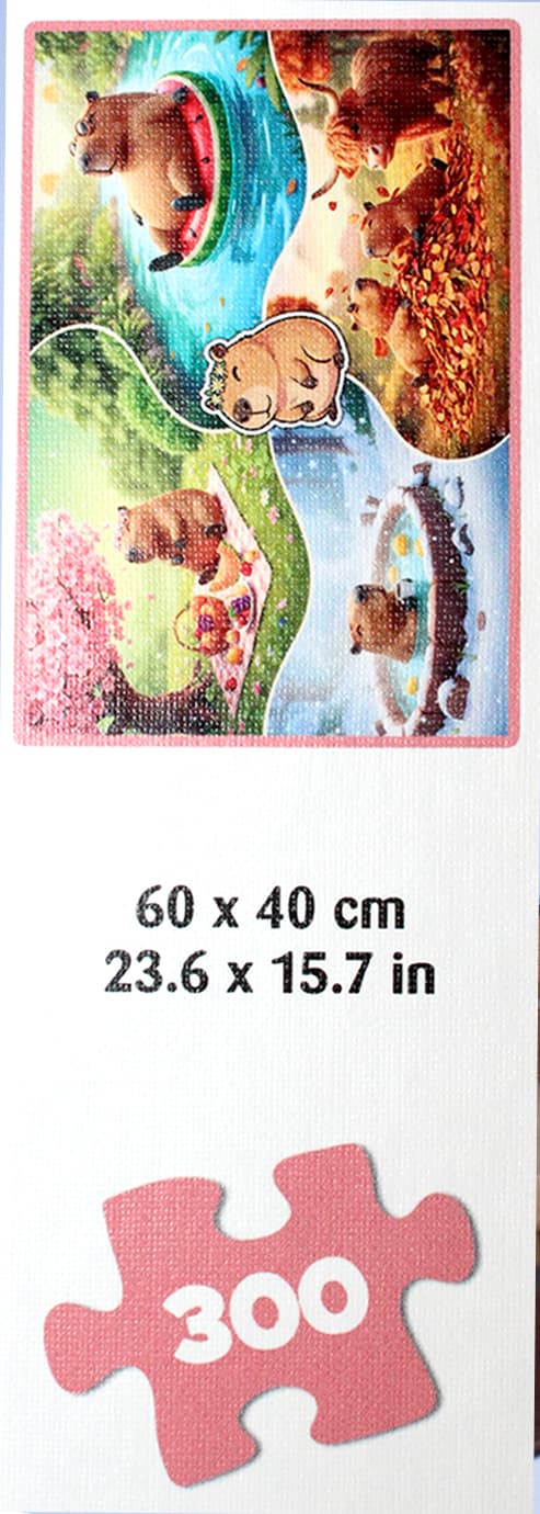 Пазли Trefl 300ел. Чотири пори року з капібарами №23052 — фото 5