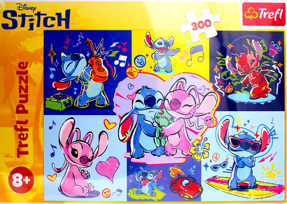 Пазли Trefl 300ел. Disney Lilo&Stitc Божевільний Стіч №23033 — купити | Канцелярський Сад
