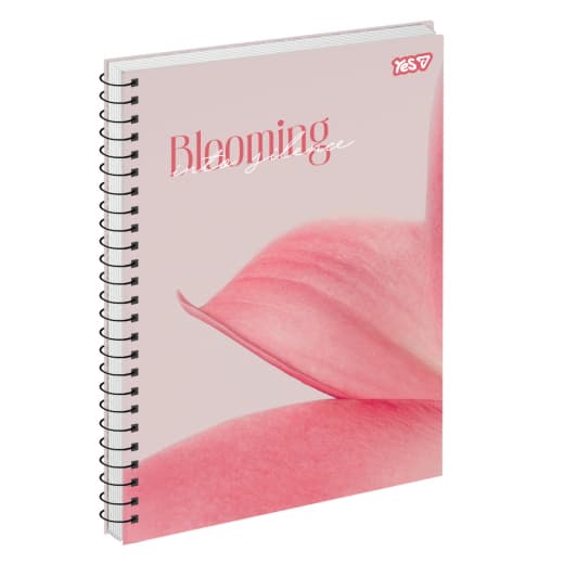 Зошит пруж. А4 80арк. кліт. карт.обкл. "Blooming" №152283/Yes — купити | Канцелярський Сад