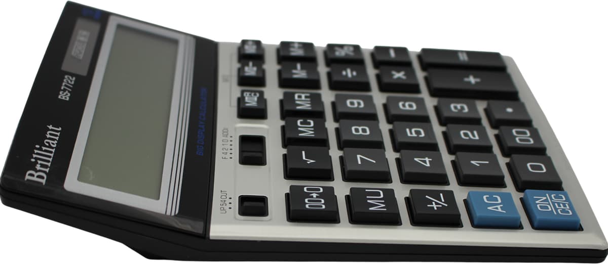 Калькулятор "Brilliant" №BS-7722 (12-розряд.) — фото 4