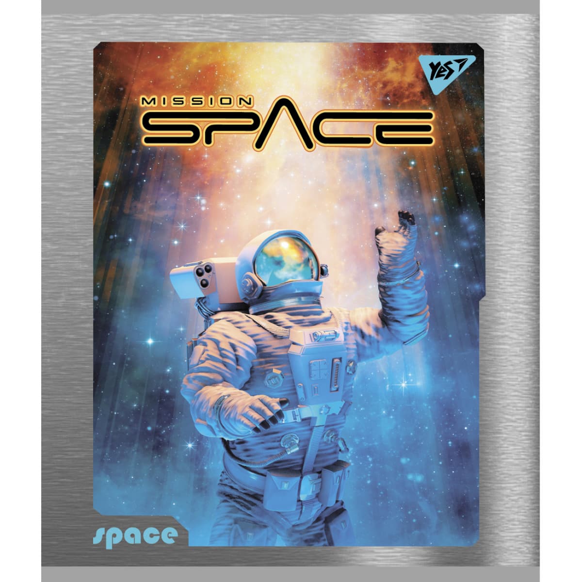 Зошит А5 YES 48арк. лін. мат. ВДЛ+ УФ-виб+мікроембосінг "Space" №766882 — фото 5