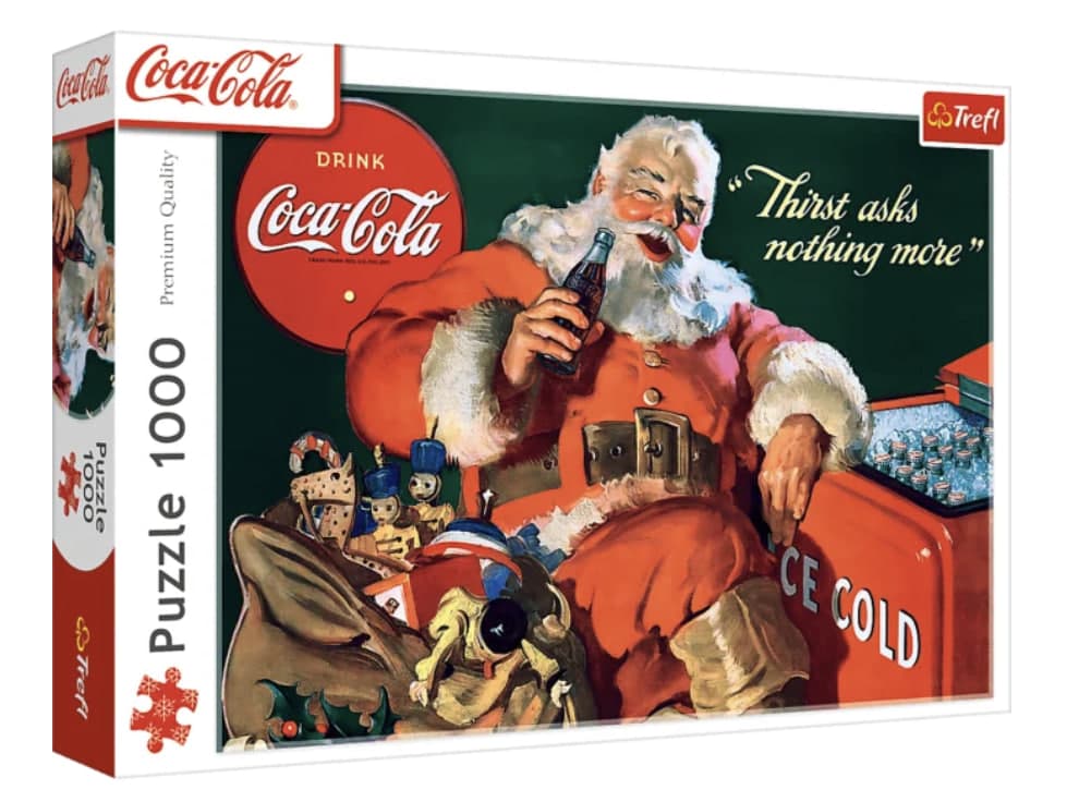 Пазли Trefl 1000ел. Coca-Cola Подарунки від Санта Клауса №10921 — купити | Канцелярський Сад